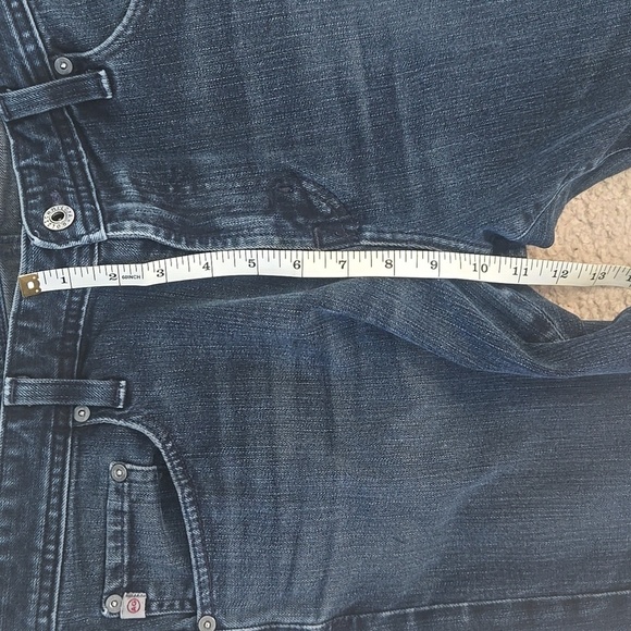 AG Adriano Goldschmied Medium Blue The Graduate Tailored Straight Jeans 36x34 - Picture 5 of 11